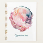 Create Your Own Lunar Love Magic Cloudy Pink Moon Planer (Vorderseite)