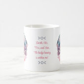 Create Your Own Lunar Love Magic Cloudy Pink Moon Verwandlungstasse (Mittel)