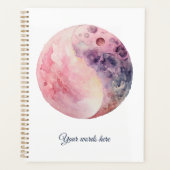 Create Your Own Lunar Love Magic Pink Moon Planer (Vorderseite)