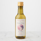 Create Your Own Lunar Love Magic Pink Moon Weinetikett (Vorderseite)