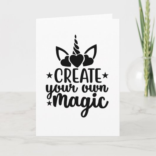 Create your own magic karte (Vorderseite)