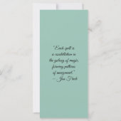 Create Your Own Magical Black Cat Bookmark Card (Rückseite)