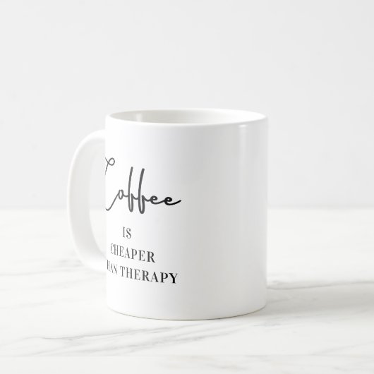 Create Your Own Make Add Text Fanny Quote Kaffeetasse (Vorderseite Links)