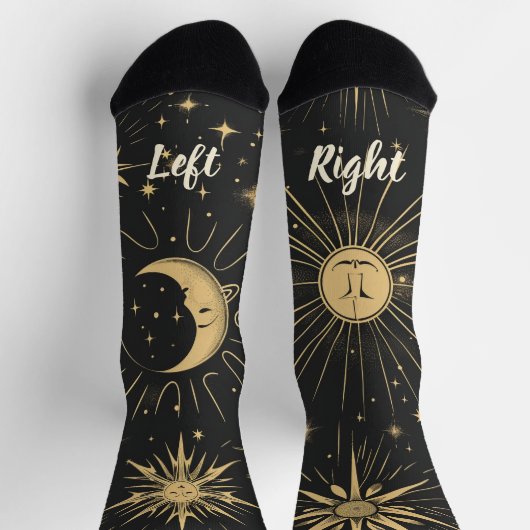 Create Your Own Man in Moon Celestial Socken (Oben)