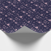 Create Your Own Mauve Pagan Symbols Purple Geschenkpapier (Ecke)