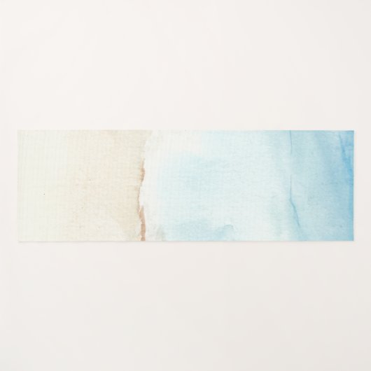 Create Your Own Minimalist Simple Modern Yogamatte (Vorderseite (Horizontal))