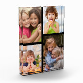 Create Your Own Modern 4 Picture Collage Black Fotoblock (Links)