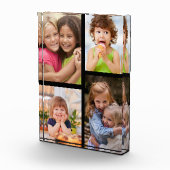 Create Your Own Modern 4 Picture Collage Black Fotoblock (Rechts)