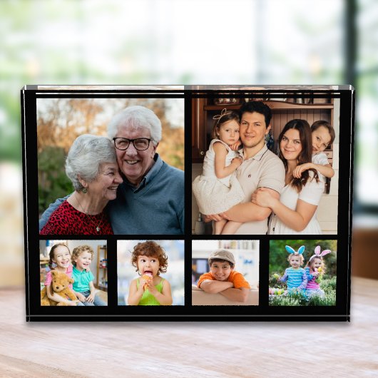 Create Your Own Modern 6 Family Picture Collage Fotoblock