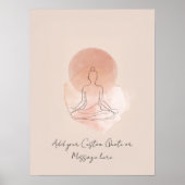 Create Your Own Motivational Quote- Meditation Poster (Vorne)