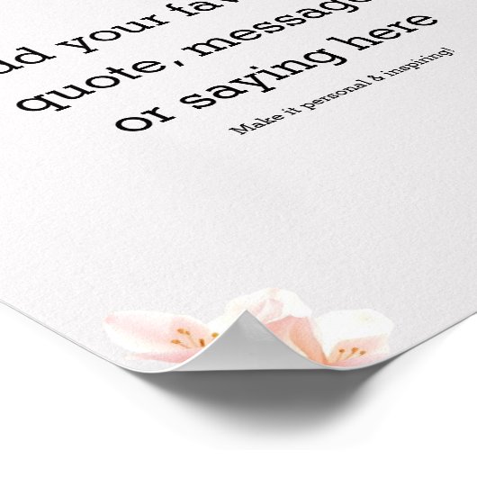 Create Your Own Motivational Quote Poster (Ecke)