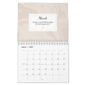 Create Your Own Motivational Quotes Marble Effect Kalender (Mär 2027)