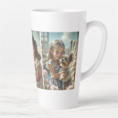 Create Your Own Mug of Beautiful Memories Milchtasse (Rechts)