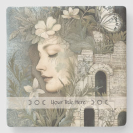 Create Your Own Mystical Hedge Witch Botanical Steinuntersetzer