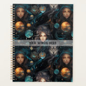 Create Your Own Mystical Seer Wolf Familiar Planer (Vorderseite)