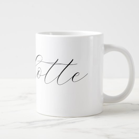 Create your own Name Mug Jumbo-Tasse (Rechts)