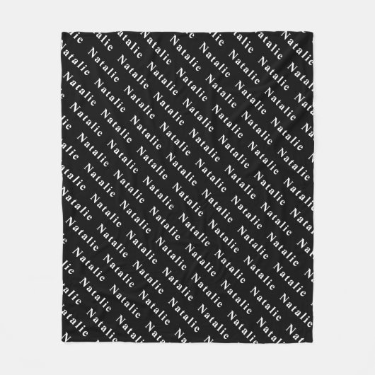 Create Your Own Name Personalized Fleecedecke (Vorderseite)