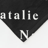 Create Your Own Name Personalized Fleecedecke (Ecke)