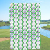 Create Your Own No Minimums Custom Logo Golfhandtuch
