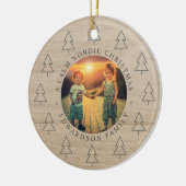 Create your own nordic family photo christmas keramik ornament (Links)