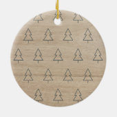 Create your own nordic family photo christmas keramik ornament (Hinten)