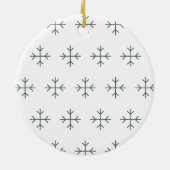 Create your own nordic family photo christmas keramik ornament (Hinten)