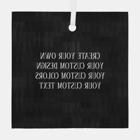 Create Your Own! Ornament Aus Glas (Rückseite)