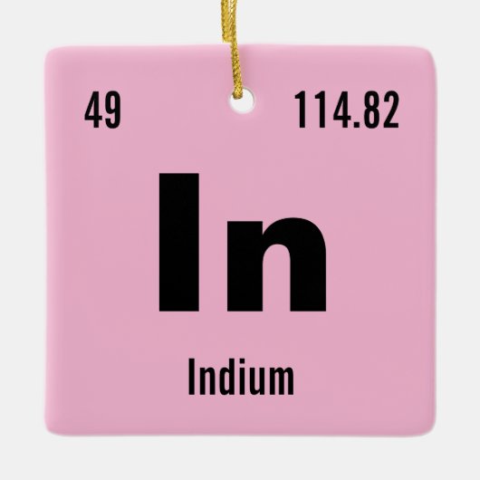 Create your own Periodic Table of the Elements Keramikornament (Vorderseite)