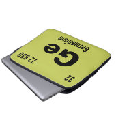 Create your own Periodic Table of the Elements Laptopschutzhülle (Vorne Knopf)