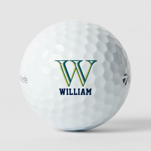 Create Your Own Personalize Branded Monogram Golfball (Vorderseite)