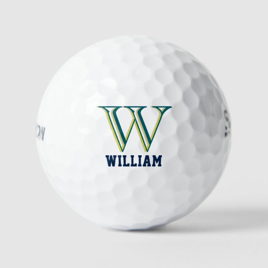 Create Your Own Personalize Branded Monogram Golfball (Vorderseite)