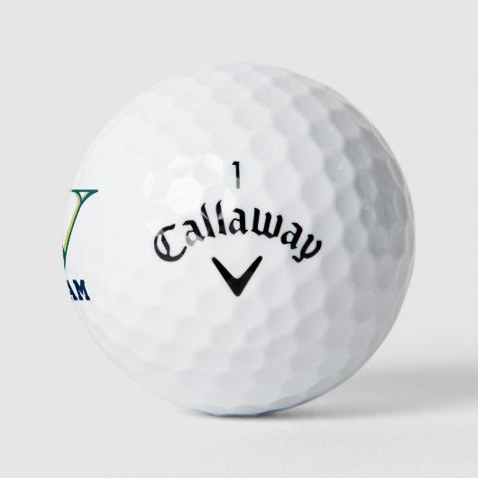 Create Your Own Personalize Branded Monogram Golfball (Logo)