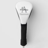 Create Your Own Personalize Monogram  Golf Headcover (Vorderseite)