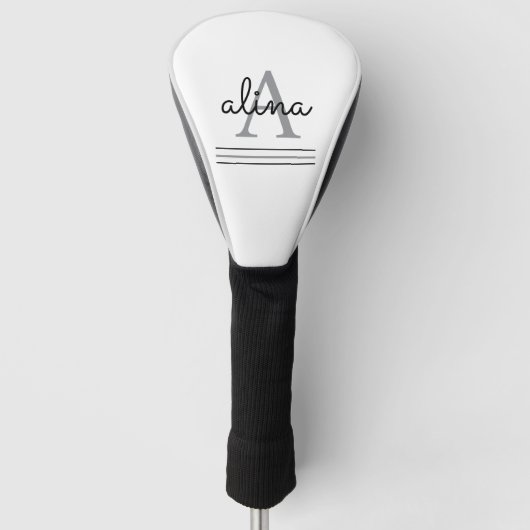 Create Your Own Personalize Monogram Golf Headcover (Vorderseite)