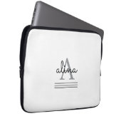 Create Your Own Personalize Monogram Laptopschutzhülle (Vorne Rechts)