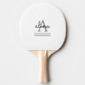 Create Your Own Personalize Monogram Tischtennis Schläger (Vorderseite)