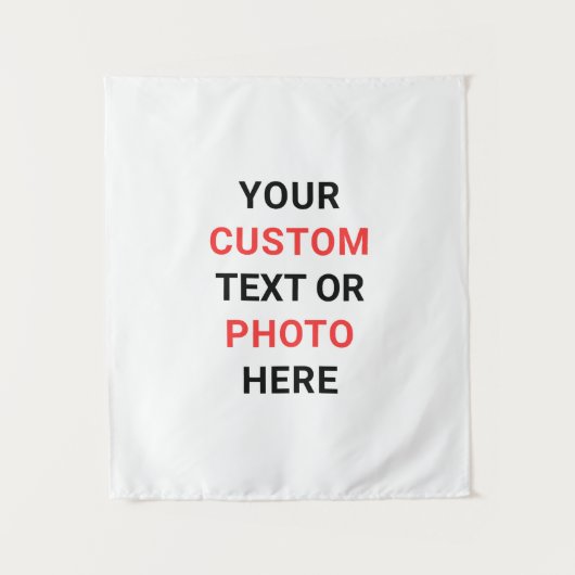 Create Your Own Personalize Small Size Wandteppich (Vorderseite)