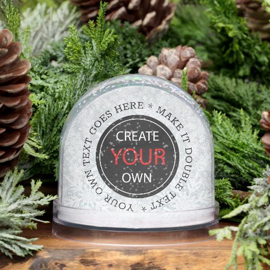 Create Your Own - Personalized, branded / Photo Schneekugeln (Winter)