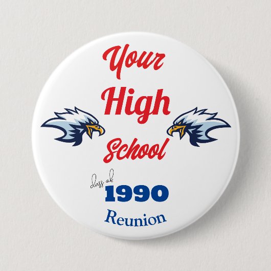 Create Your Own Personalized Class Reunion Button (Vorderseite)