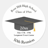 Create Your Own Personalized Class Reunion Sticker (Vorderseite)