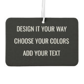 Create Your Own Personalized Custom Branding Autolufterfrischer (Rückseite)