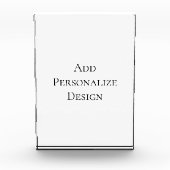 Create Your Own Personalized Custom  Fotoblock (Vorderseite)