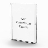 Create Your Own Personalized Custom Fotoblock (Rechts)