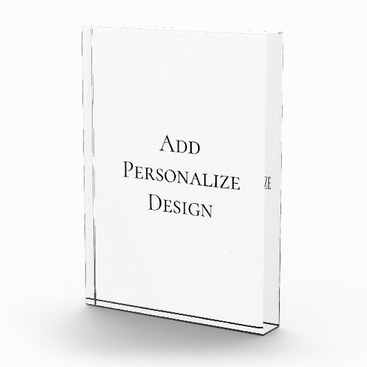 Create Your Own Personalized Custom  Fotoblock (Rechts)