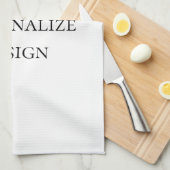 Create Your Own Personalized Custom  Geschirrtuch (Viertel Falte)