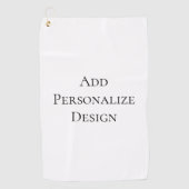 Create Your Own Personalized Custom Golfhandtuch (Vorderseite)