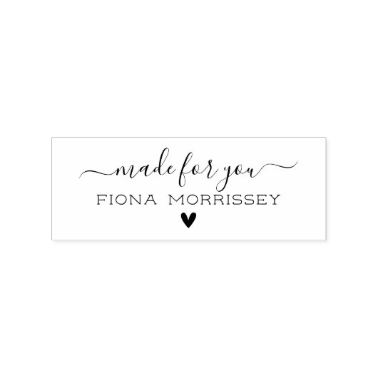 Create Your Own Personalized Made For You Gummistempel (Prägung)