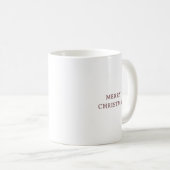 Create Your Own Personalized Name Christmas Mug Kaffeetasse (VorderseiteRechts)