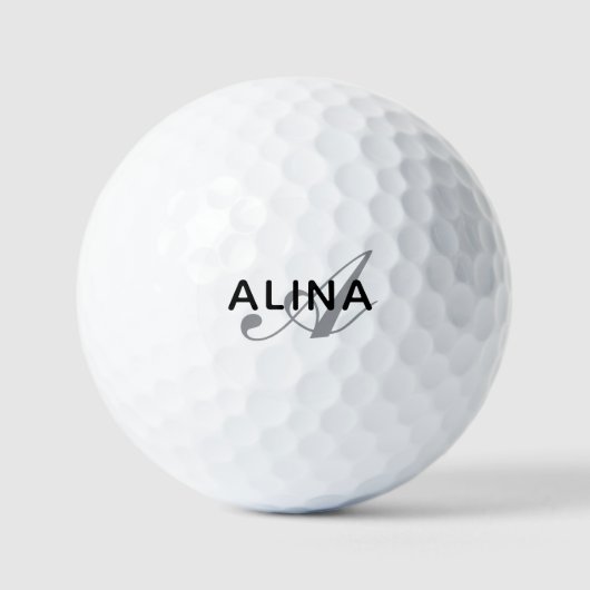 Create Your Own Personalized Name Monogram Golfball (Vorderseite)