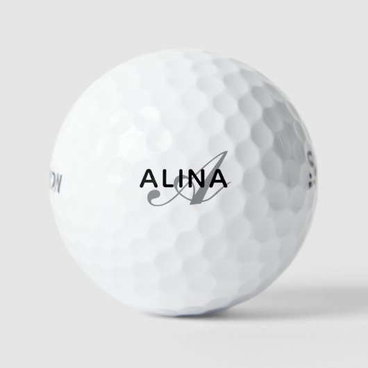 Create Your Own Personalized Name Monogram Golfball (Vorderseite)